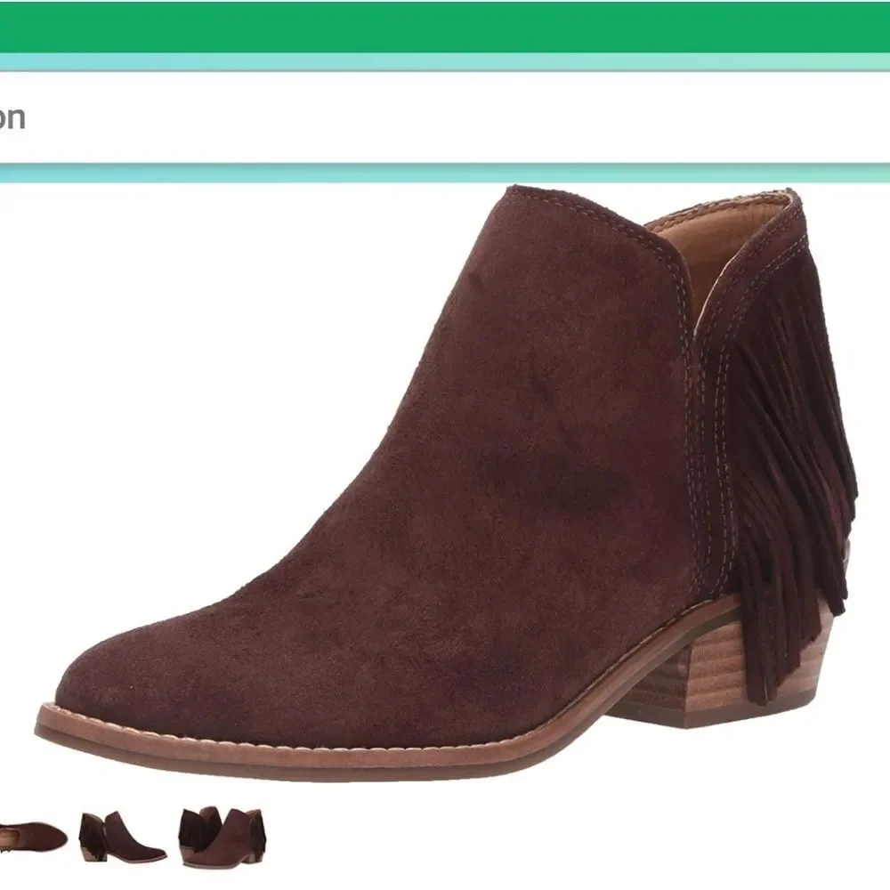 Lucky brand suede booties - Picture 3 of 5